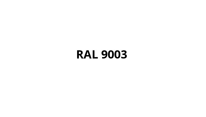 RAL 9003 - Signální bílá
